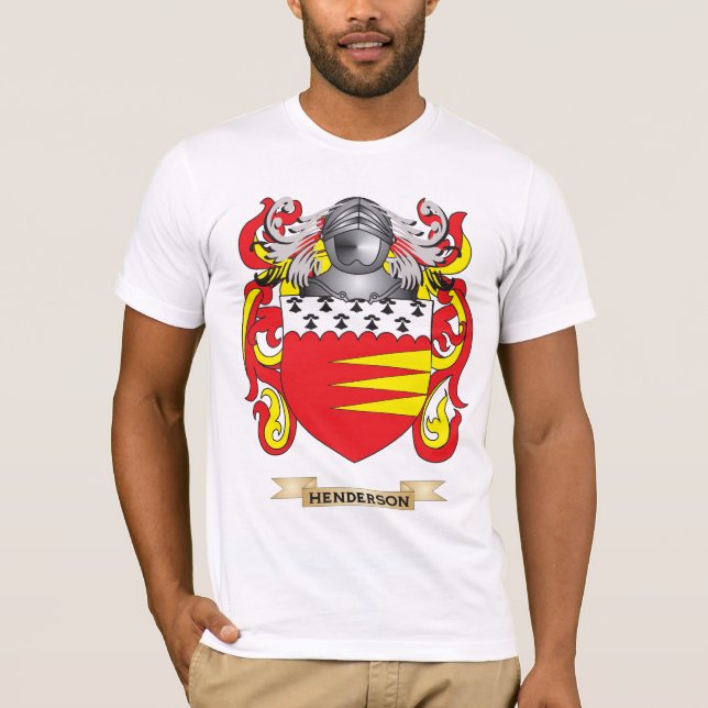 Henderson vapensköld (familjvapenskölden) t-shirt (Framsida)