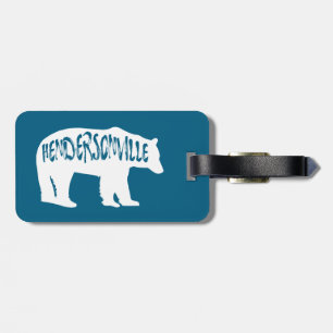 Hendersonville North Carolina Bear Bagagebricka