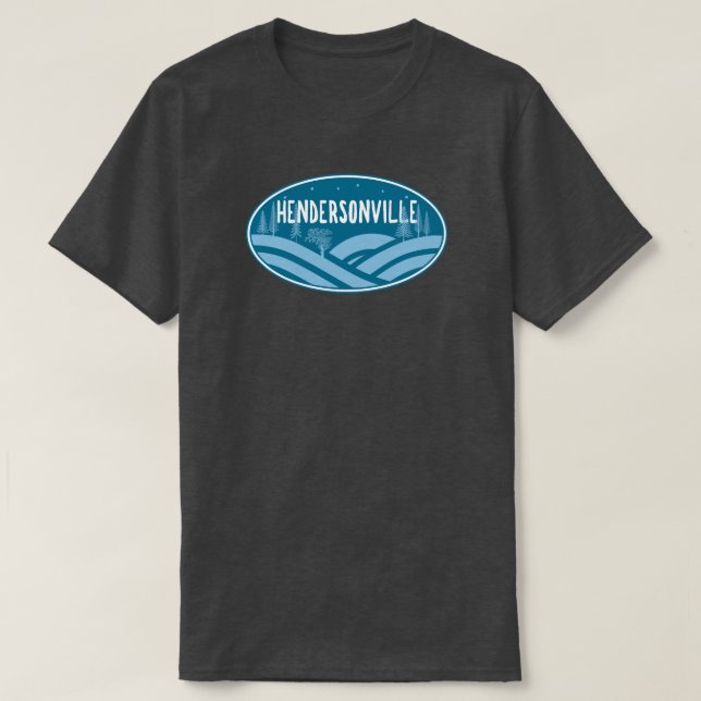 Hendersonville North Carolina Outdoor T Shirt (Design framsida)