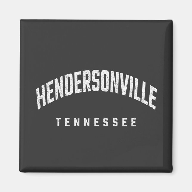 Hendersonville Tennessee TN Magnet (Framsidan)