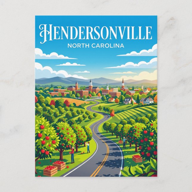 Hendersonville USA Vykort (Framsida)