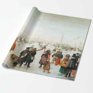 Hendrick Avercamp som förenar Ice nära en stad Presentpapper