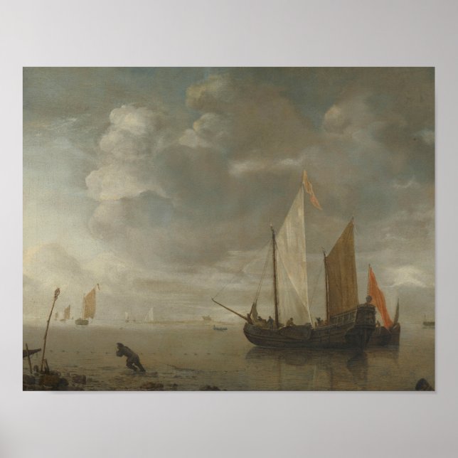 Hendrick Dubbels - Lugnen Sea Poster (Framsidan)
