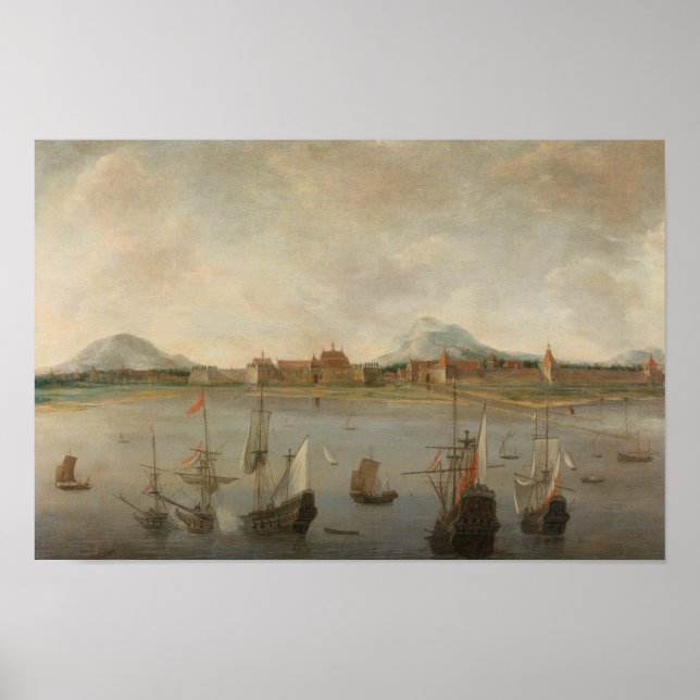 Hendrick Dubbels - View of Batavia Poster (Framsidan)