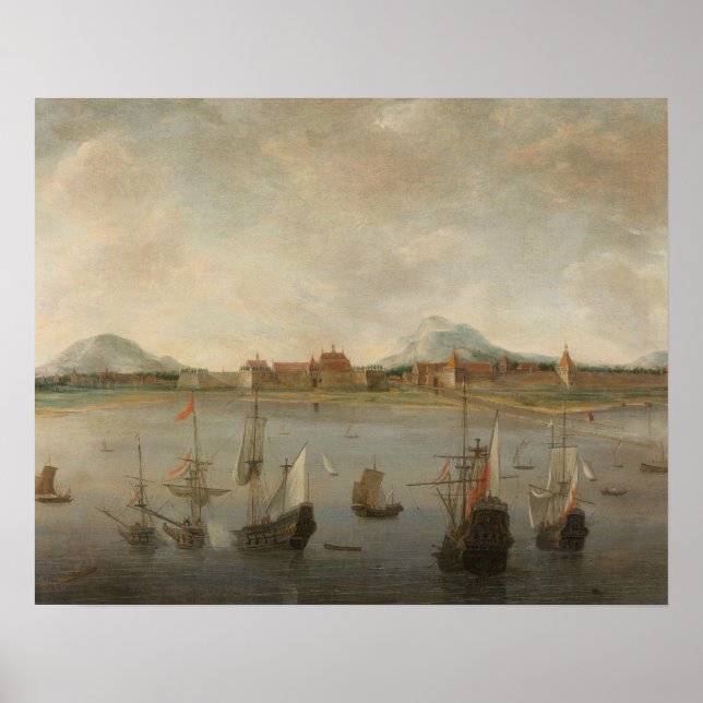 Hendrick Dubbels - View of Batavia Poster (Framsidan)