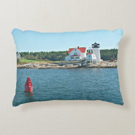Hendricks Head Lighthouse, Maine Accent Pillow Prydnadskudde