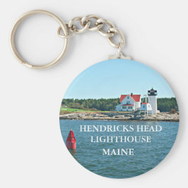 Hendricks Head Lighthouse, Maine Keychain Nyckelring