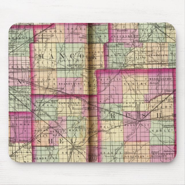 Hendrickson County och Marion County Musmatta (Framsidan)