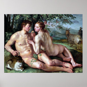 Hendrik Goltzius, mannen Poster