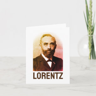 Hendrik Lorentz Anteckningskort