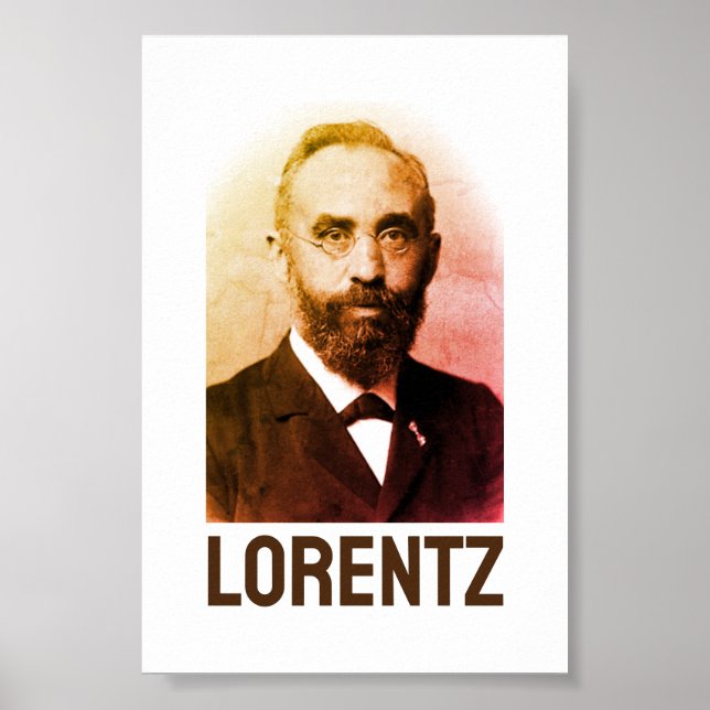 Hendrik Lorentz Poster (Framsidan)