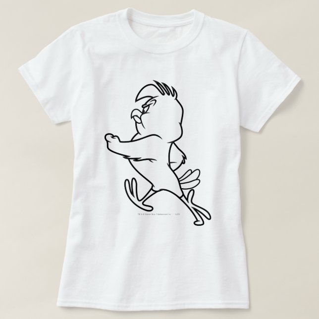 Henery Hawk Walking Tee Shirt (Design framsida)