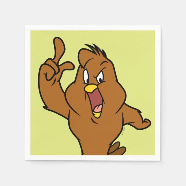 Henery Hawk Yelling Pappersservett (Framsidan)