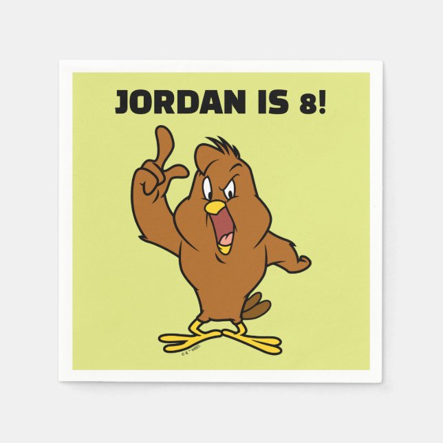 Henery Hawk Yelling Pappersservett (Framsidan)