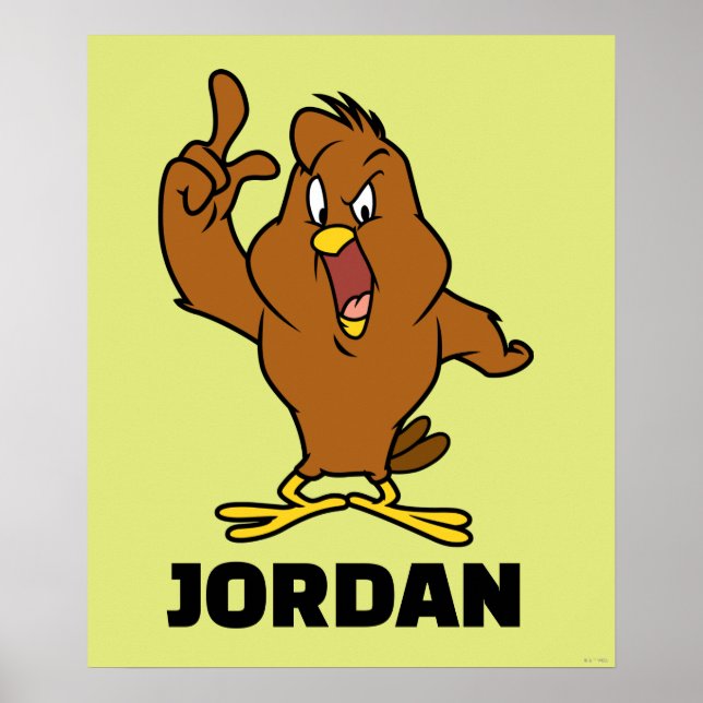 Henery Hawk Yelling Poster (Framsidan)