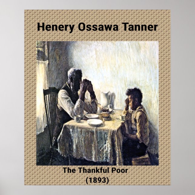 Henery Ossawa Tanner: The Thankful Poor (1893) Poster (Framsidan)
