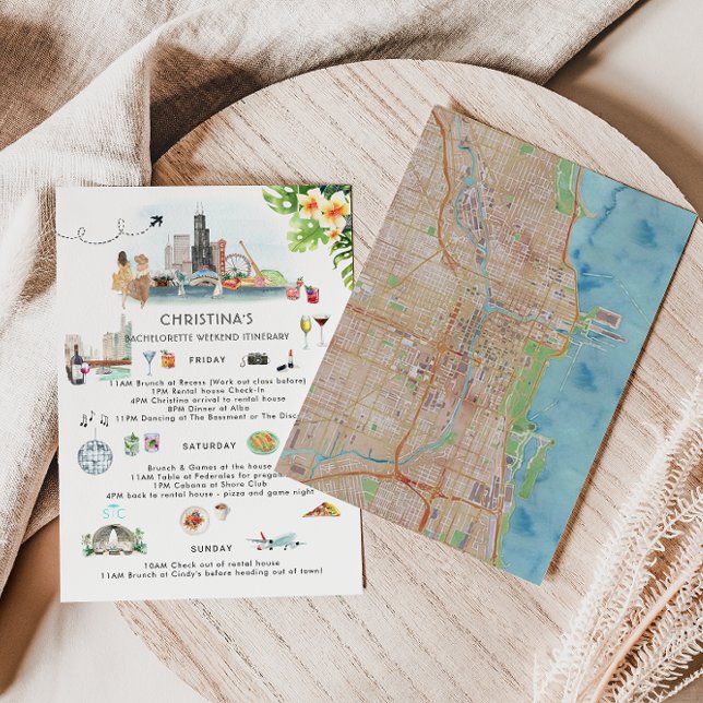 Henfest Itinerary | Chicago Inbjudningar (Skapare uppladdad)