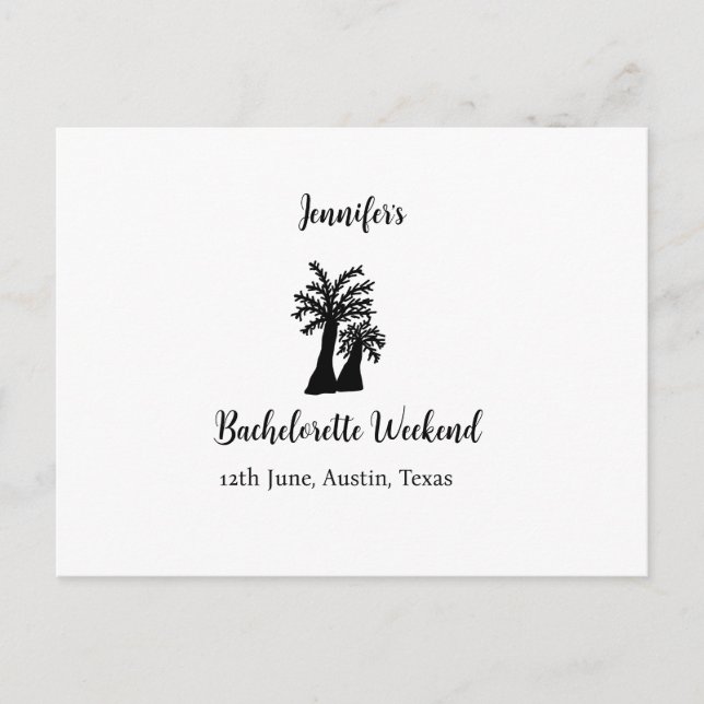 Henfest kokospalm klubb lägg till namn  vykort (Framsida)