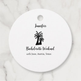 Henfest på kokosstranden klubb lägg till namn gåvor etiketter