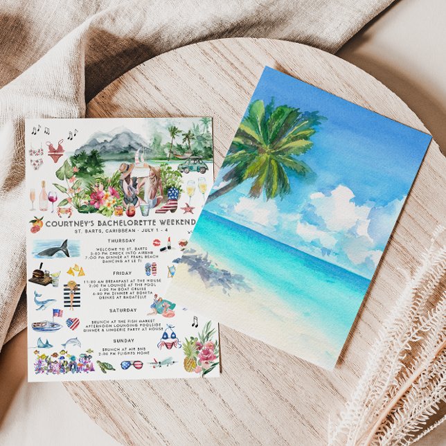 Henfestresan Itinerary | Saint Barthélemy Inbjudningar (Skapare uppladdad)