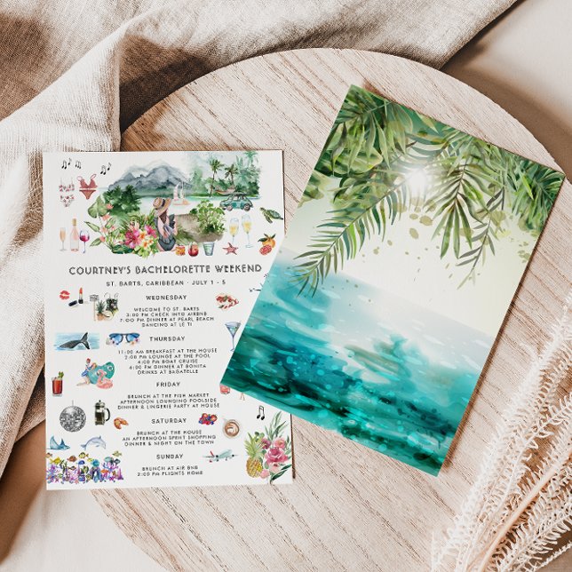 Henfestresan Itinerary | Saint Barthelemy Inbjudningar (Skapare uppladdad)