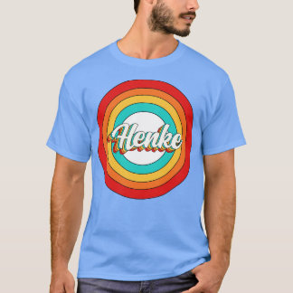 Henke Namn Shirt Vintage Henke Circle T