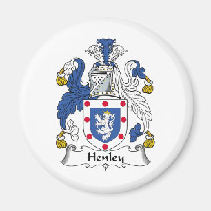 Henley familjvapensköld magnet
