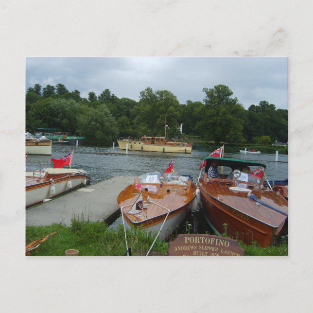 Henley on Thames, Classic Motorships 1 Vykort (Framsida)