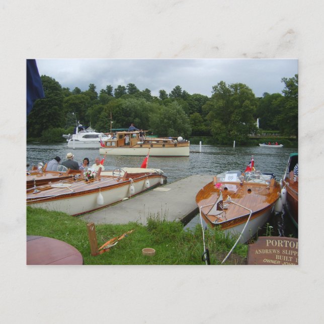 Henley on Thames, Classic Motorships Vykort (Framsida)