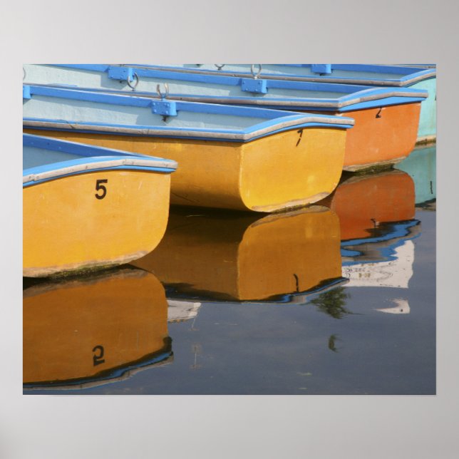Henley-on-Thames-radbåtar vid Thames River, Poster (Framsidan)