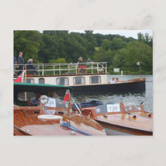 Henley on Thames, traditionell båt Vykort