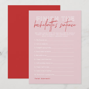 HENLEY Rosa Red Avslutar Bachelorettes dom Inbjudningar