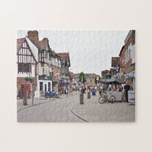 Henley Street Stratford-At-Avon Förenade kungarike Pussel