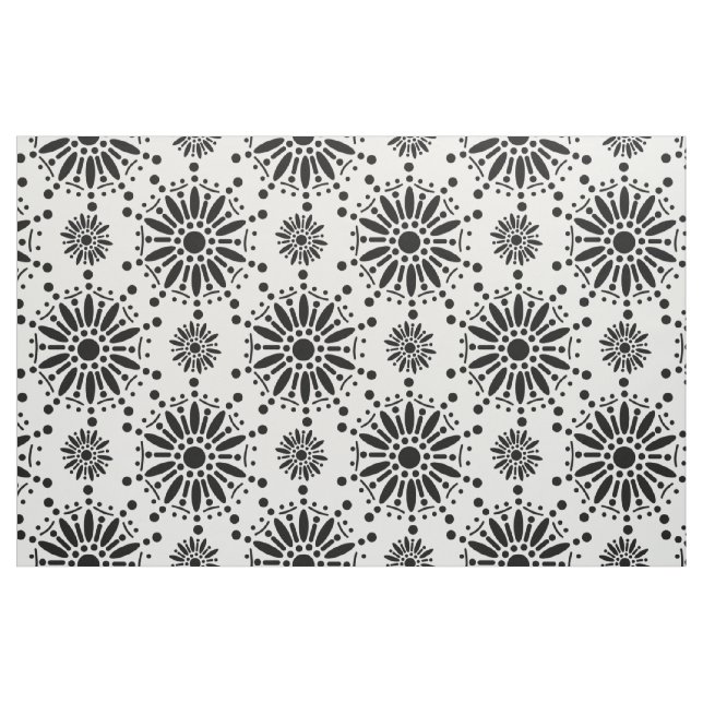 Henna Black Star Tyg (Fat Quarter)