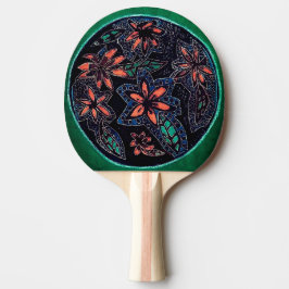 Henna blommor pingisracket