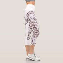 henna byxor blommig