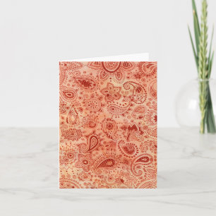 Henna Design Card Kort
