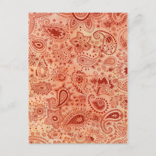 Henna Design-vykort Vykort