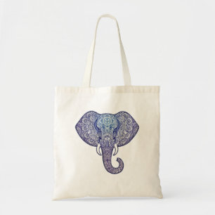 Henna Elephant Art Tygkasse