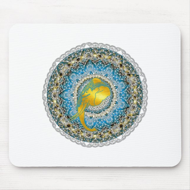Henna Elephant Mandala Ganesha Mindfulness Gifts Musmatta (Framsidan)