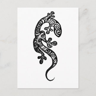 Henna Gecko av Cynthia McDonald Vykort