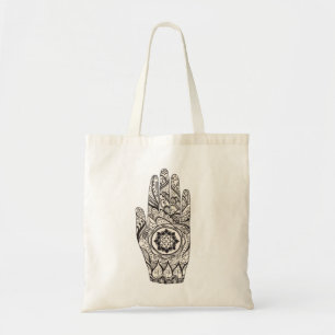 Henna Hand Lotus Tygkasse
