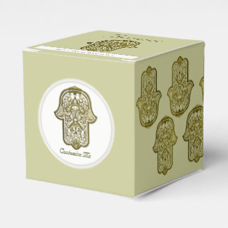 Henna Hand of Hamsa (Golden) Presentaskar