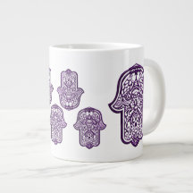 Henna Hand of Hamsa (Lila)
