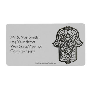 Henna Hand of Hamsa (Original) Fraktsedel