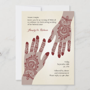 Henna Hands Inbjudan