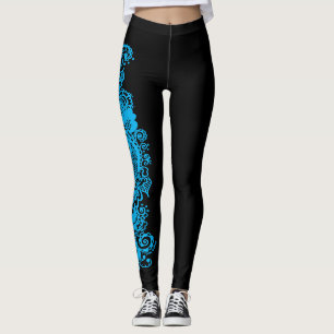 HENNA INSPIERAD RIBBON LEGGINGS