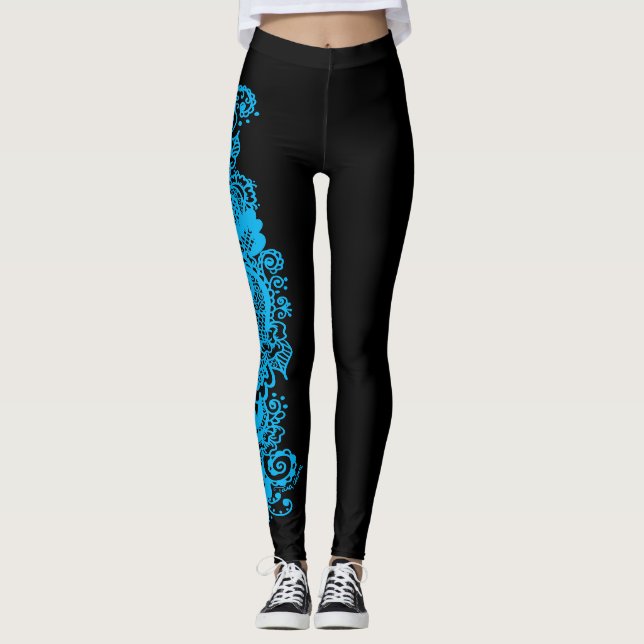 HENNA INSPIERAD RIBBON LEGGINGS (Framsida)