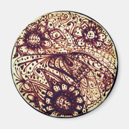 Henna mönster magnet