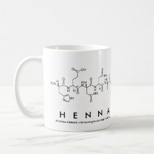 Henna peptide namn mugg